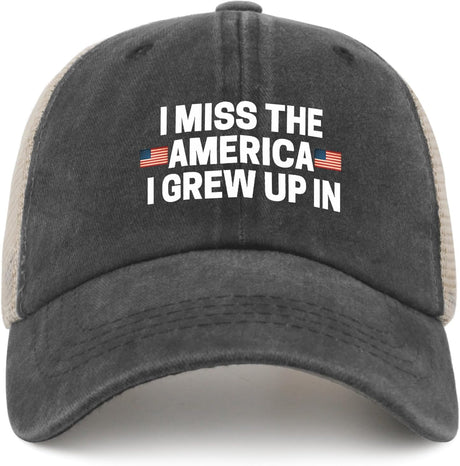 I Miss The America I Grew Up in Hat for Men Dad Hats Fashionable Hat Onlydads