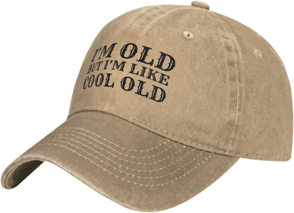 Im Old But Im Like Cool Old Hat Women Baseball Hats Funny Hats.