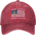 Jesus Baseball Hats for Women Make America Godly Again Cute Baseball Cap.