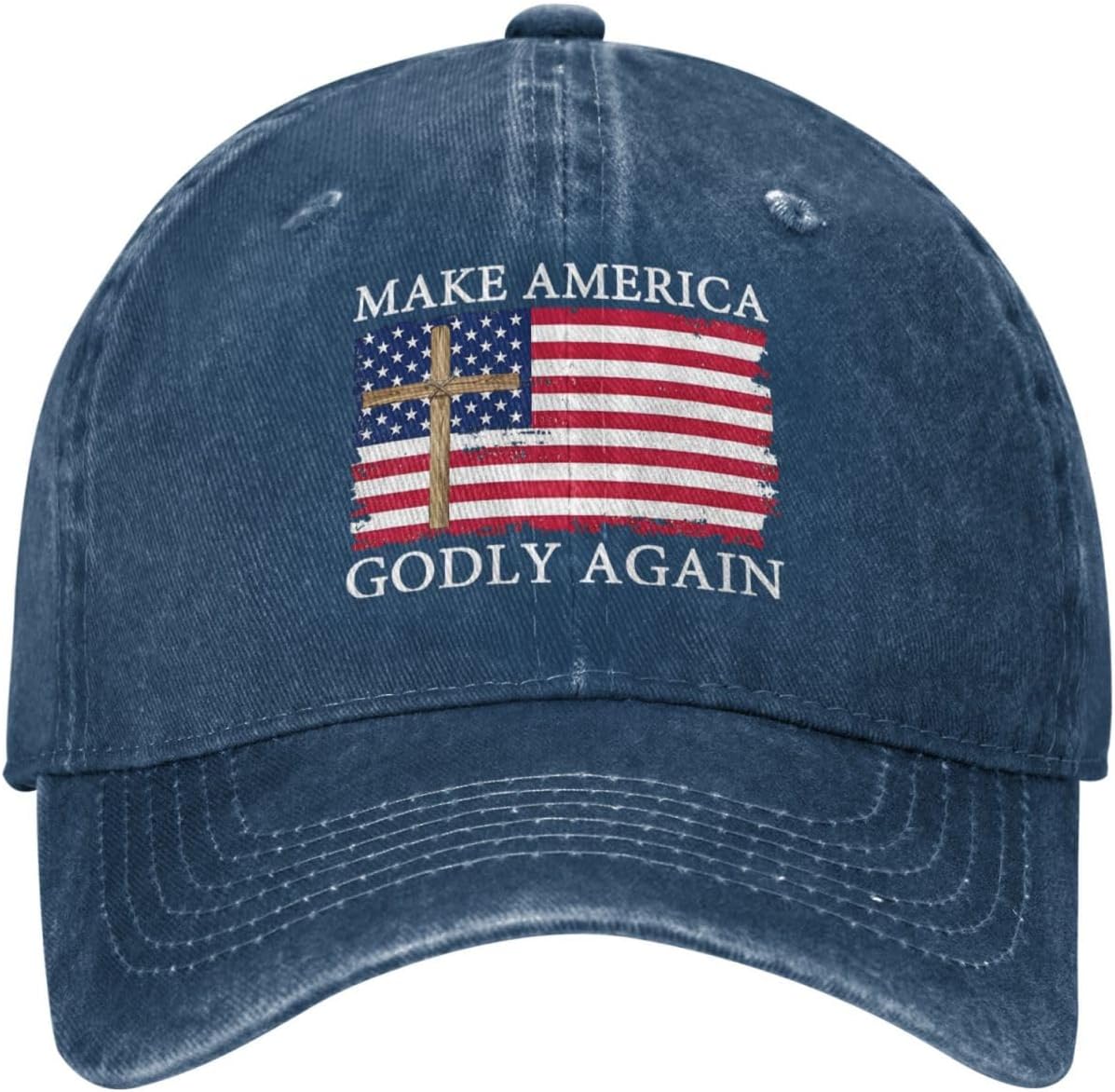 Jesus Baseball Hats for Women Make America Godly Again Cute Baseball Cap.