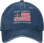 Jesus Baseball Hats for Women Make America Godly Again Cute Baseball Cap.