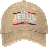 Jesus Make America Godly Again Hat for Women Baseball Caps with Design Hats Onlydads