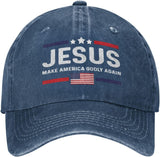 Jesus Make America Godly Again Hat for Women Baseball Caps with Design Hats Onlydads