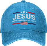 Jesus Make America Godly Again Hat for Women Baseball Caps with Design Hats Onlydads