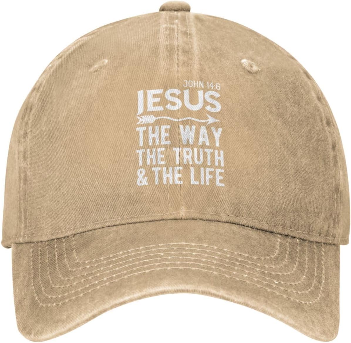 Jesus The Way Truth Life Athletic Hat Onlydads