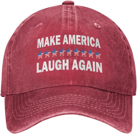 Make America Laugh Again Hat  Classic Fashion Caps Men Women.