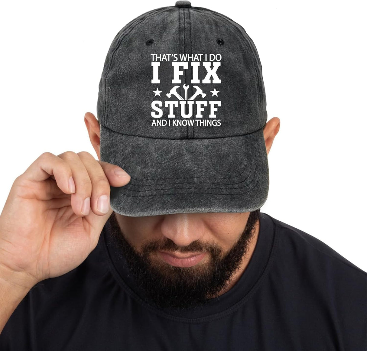 That's What I Do I Fix Stuff and I Know Things Hat Onlydads