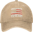 Unvaxxed and Overtaxed I Will Not Comply Baseball Hat Onlydads