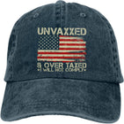 Unvaxxed and Overtaxed I Will Not Comply Hat for Women Hat for Women Birthday Gifts Onlydads