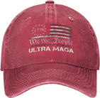 We The People Proud Republican USA Flag Hats Vintage Adjustable Baseball Cap Cotton MAGA Hat Black Onlydads