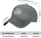 What A Difference A Dave Makes Cap Women Baseball Hat Fashionable Cap Onlydads